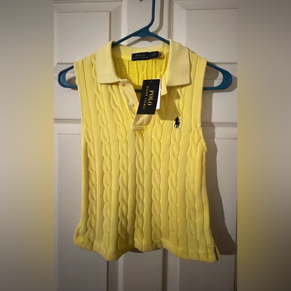 Polo Ralph Lauren Cable-knit cotton sweater vest